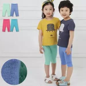 [룽스_61]7부면스판레깅스 유아바지
