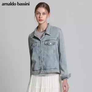 [아날도바시니(ARNALDO BASSINI)] 빈티지 포켓 카라 데님자켓 (택가격: 218000원)