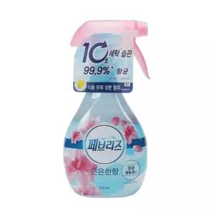 페브리즈 빨래 침대 냄새제거 매일빤것처럼 항균 은은한향 370ML 상쾌한 크리너