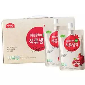석류 과채 음료 석류 과일 음료 간편한 휴대용 파우치 선물 건강 관리 여성