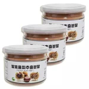 Jdf 국내산 발효 밤 속껍질 율피 추출 분말 450g