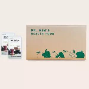 김재식헬스푸드 한송이 포도즙 과일 착즙 100ml 60팩 BNS