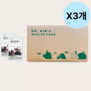 김재식헬스푸드 포도즙 착즙 주스 파우치 60팩 X3개 BNS