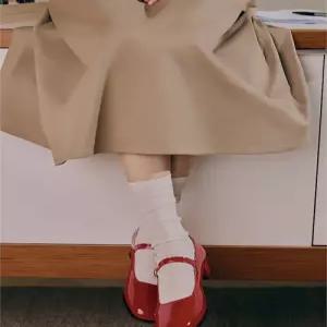 빈폴 액세서리 클래식 메리제인 슈즈 레드 BE49K2M016