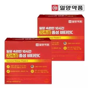 [일양약품] 속편한 10시간 지속성 중성 비타민C 60정 x 2박스(4개월분)
