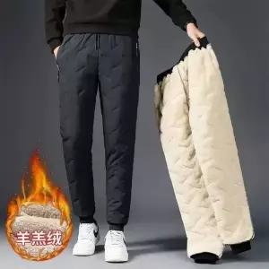[룽스_62]겨울작업복 패딩바지 융털 트레이닝 바지 팬츠
