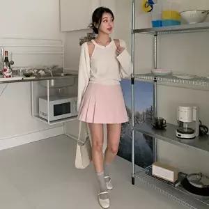 [신상오픈런]|KHD29C7|여성 니트 나시 볼레로 카디건 세트