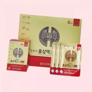 황풍정 풍기인삼농협 6년근 홍삼액골드 80ml x 60포 쇼핑백 포함+하이큐키즈 어린이포도10포 4719109