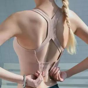 [라일리여성언더웨어] Rly 백리스 스포츠 브라탑 보정핏 크롭 이너웨어