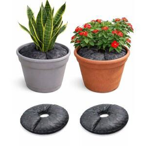 STEADYSPRING SMART 30일 이상 급수 매트 충전 일년생 지속 나무 용기 토마토용 관엽식물 30 10인치 식물 5CM 허브 에서 매트 자가 25 4CM 2팩 관개 12인치 자동