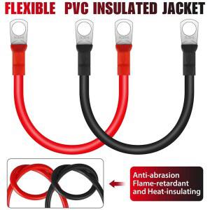 점프선 SC3510 배터리 인버터 연결 차량용 케이블 레드 라인 2AWG 와이어 블랙 구리 연선 12V 세트