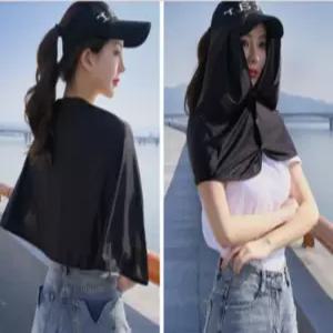 햇빛가리개 썬가드 모자용 얼굴가리개 모자에 붙이는 등산용 햇빛차단