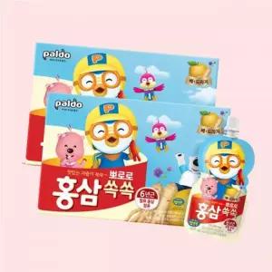 팔도 NEW 뽀로로홍삼쏙쏙 배도라지 10입 x 2개 4530530