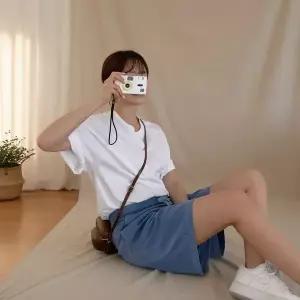 [하프클럽/]여성용 진 허리밴드 미니멀리즘 반바지 팬츠 쇼츠