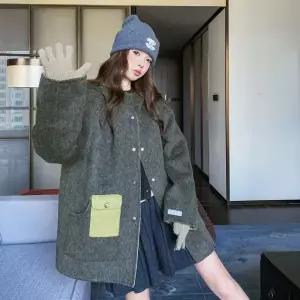 블랙팬서 여친 후드 리버시블 코트 OPH1