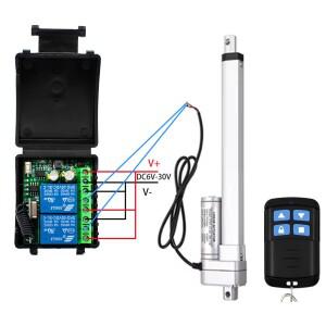 433MHz DC 12V 24V 범용 무선 리모컨 전동 액추에이터 전동 컨트롤러 차고 문 및 게이트 제어용