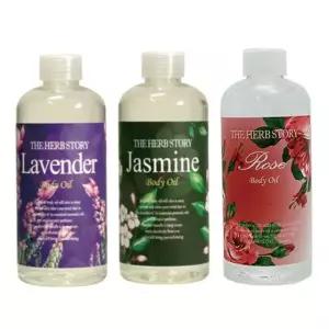 HS 더허브스토리 바디오일 300ml 바디워시