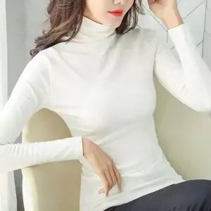 [하프클럽/셀러허브_여성트랜드패션]기모 기모목폴라 목폴라티 슬림 이너