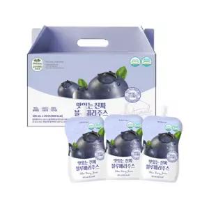 유기농마루 맛있는 진짜 블루베리주스 100ml x 20개, 1박스