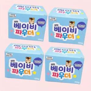 토닥 삼현 토닥베이비파우더 4통 신생아 아기분 땀띠 짓무름 4535151