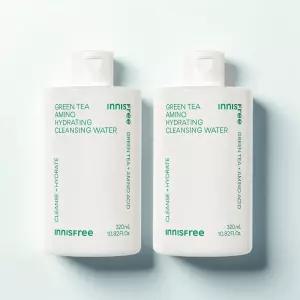 이니스프리 그린티 아미노 수분 클렌징 워터 320ml, 2개