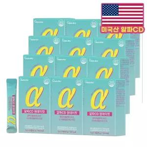 알파CD 원데이핏 난소화성말토덱스트린 미국산 100% 알파시클로덱스트린 2,100mg 14포 12박스 제로파우더 분말 알파시디