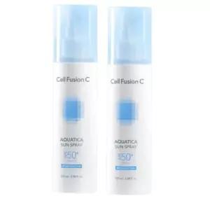 셀퓨전씨 아쿠아티카 썬 스프레이 SPF50+ PA++++ 100ml, 2개