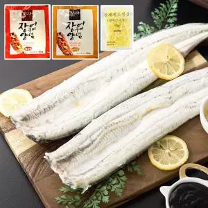 만복장어 1kg 손질후 700g 국내산 자포니카 민물장어 소스2종(매운맛,순한맛) + 생강채 