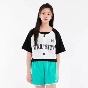 [AWK키즈]AWK 동백01 여아 미니 배색 크롭 여름가디건 W232G0572B (S49539548)