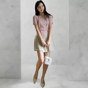 [하프클럽/다잇템]여성 쁘띠 뒷밴드 에이라인 베이직 스커트