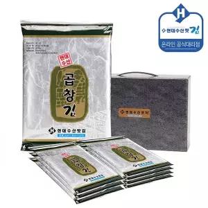 [현대수산맛김] 보령 대천김 곱창김 전장김 12봉/조미김/구운김