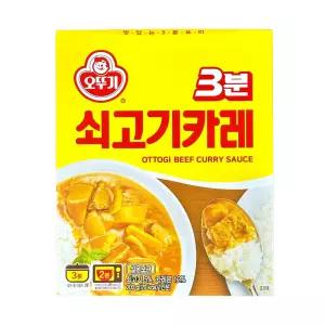 오뚜기 3분 쇠고기 카레 200gx12개
