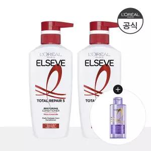 [2개]토탈리페어5 컨디셔너 375ml (증)HA 샴푸 미니 80ml