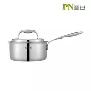 PN풍년 파비움 통5중 편수냄비 16cm 인덕션 스텐레스 인덕션냄비