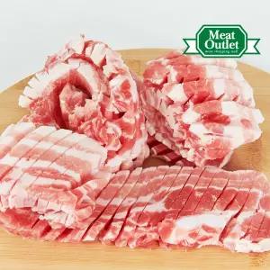미트아울렛 벌집(칼집) 삼겹살 500g 스페인산