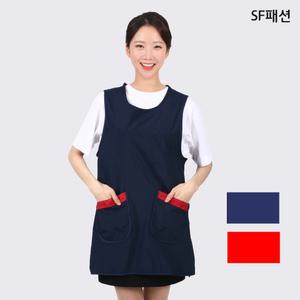 등스판 원피스 앞치마