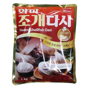 화미 조개다시 1kg 1개