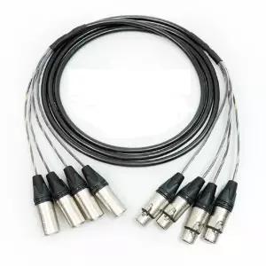 카나레 MR202-4AT 멀티케이블 XLR(암)-XLR(수) 4채널 2M - 5M