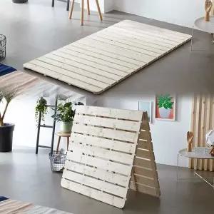 랜선할인보루네오 원목DIY 2단 접이식깔판 싱글
