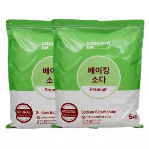 베이킹소다 프리미엄 5kgx2개=10kg/고품질 세탁세제 청소세제 세정제/과탄산소다 구연산/고구려디엠