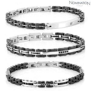 [노미네이션]팔찌 STRONG(스트롱) Mens bracelet in steel, ceramic and cz 028302 (택1)