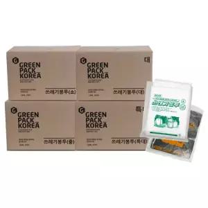 제이오마켓 배접 쓰레기 봉투 백색 소 1BOX 1000P/재활용 분리수거 비닐 봉지