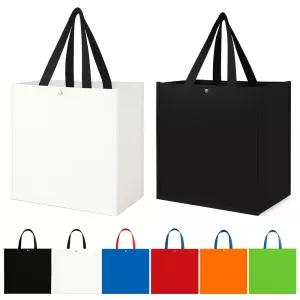 (인쇄가능)대형 무지 타포린백 타포린가방 쇼핑백(가로)42cm x (세로)40cm x (폭)23cm