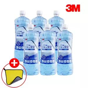 3M 차량용 에탄올 워셔액 1.8L 6개 자동차 유리세정 언제나맑음