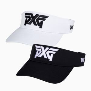 PXG 피엑스지 로고 스포츠 바이저 썬캡 골프 모자 블랙 화이트 22PXG000014
