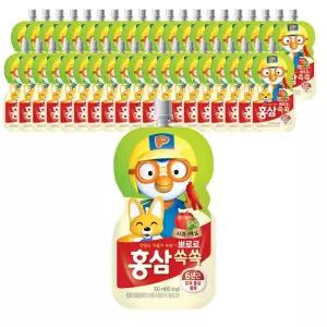 팔도 뽀로로 홍삼쏙쏙 사과매실 100ml X 40개입 홍삼음료