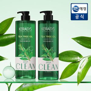 케라시스 내추럴레시피 티트리오일 샴푸 1L x 2개