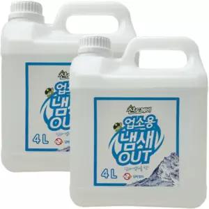 산도깨비 냄새아웃 업소용 탈취제 담배탈취 4L x 2개 대용량 방향제