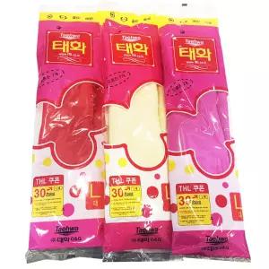 태화 고무장갑 L 대 오른쪽 왼쪽 한손 2개 (오른손, 왼손 택)