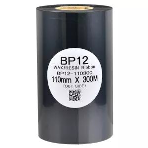 BWC BP12 110mmX300m 왁스레진리본 유포라벨 전용